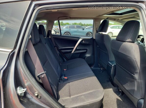 JTMRFREV0JJ206607 2018 TOYOTA RAV4 Gray უკანა სალონის ხედი