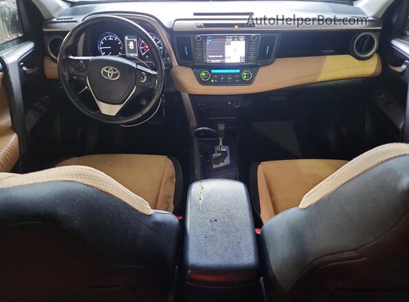 JTMRFREV1GJ063529 2016 TOYOTA RAV4 White Առջևի վահանակի տեսք