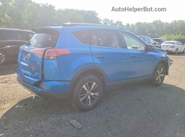 JTMRFREV1HJ111371 2017 TOYOTA RAV4 Синий Задняя правая четверть