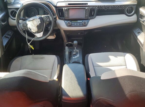 JTMRFREV1HJ111371 2017 TOYOTA RAV4 Синий Вид панели приборов