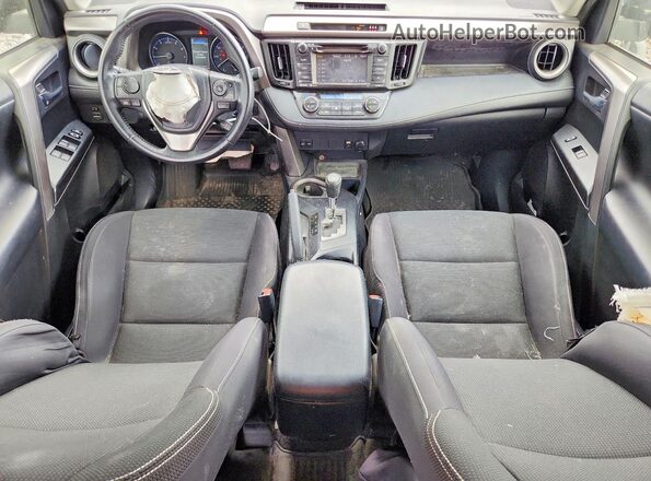 JTMRFREV1HJ130812 2017 TOYOTA RAV4 Black Առջևի վահանակի տեսք
