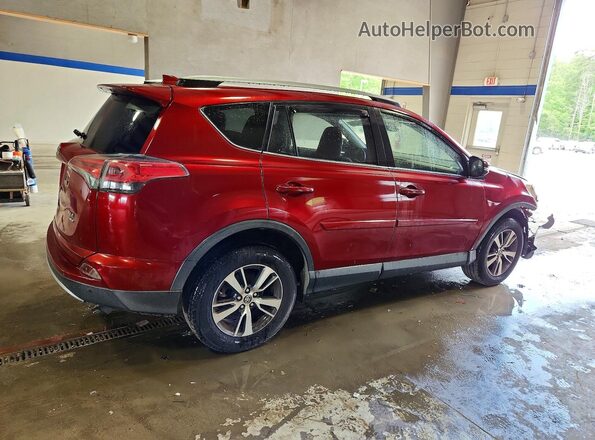 JTMRFREV1JD223043 2018 TOYOTA RAV4 Red Trasero derecho