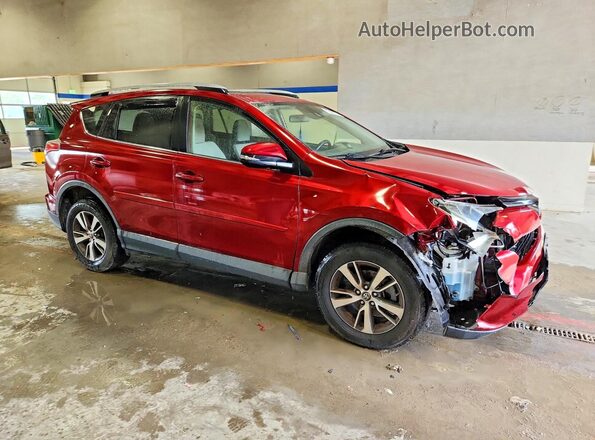 JTMRFREV1JD223043 2018 TOYOTA RAV4 Red Delantero derecho