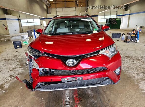 JTMRFREV1JD223043 2018 TOYOTA RAV4 Red Vista frontal