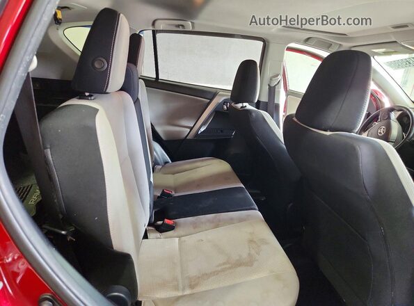 JTMRFREV1JD223043 2018 TOYOTA RAV4 Red Vista interior trasera