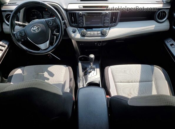 JTMRFREV1JJ188182 2018 TOYOTA RAV4 Gray Dashboard view