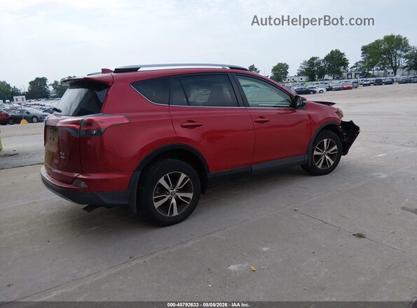 JTMRFREV3HJ111307 2017 TOYOTA RAV4 Red Задня права чверть
