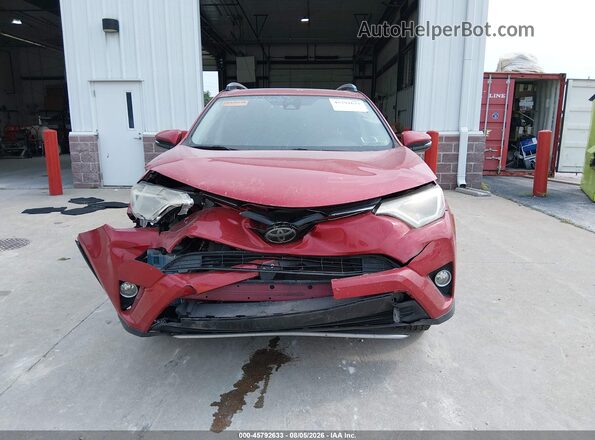 JTMRFREV3HJ111307 2017 TOYOTA RAV4 Red Вид щитка приладів