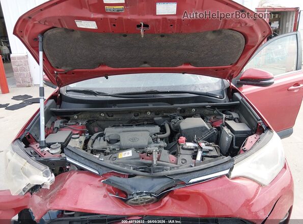 JTMRFREV3HJ111307 2017 TOYOTA RAV4 Red Вид ззаду
