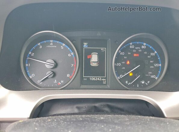 JTMRFREV3HJ117723 2017 TOYOTA RAV4 Gray Instrument cluster view