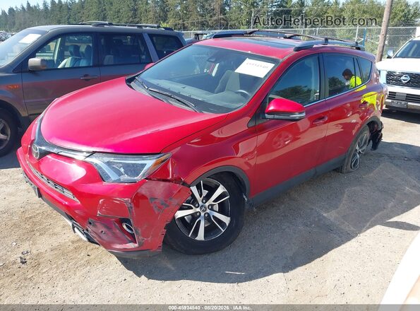 JTMRFREV3HJ123327 2017 TOYOTA RAV4 Red Przód lewy