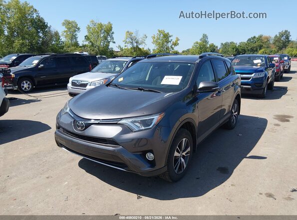 JTMRFREV3JJ236362 2018 TOYOTA RAV4 Gray Առջևի ձախ երեք քառորդ տեսարան