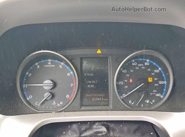 JTMRFREV3JJ237222 2018 TOYOTA RAV4 Blue Вид щитка приладів