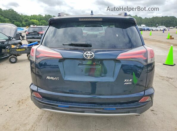 JTMRFREV3JJ237222 2018 TOYOTA RAV4 Blue Вид ззаду