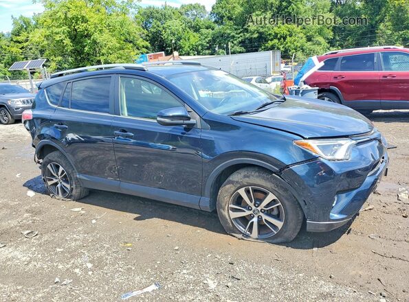 JTMRFREV3JJ256157 2018 TOYOTA RAV4 Синий Передняя правая четверть
