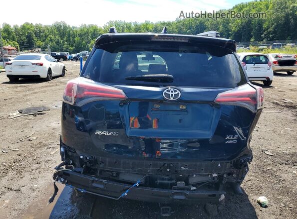 JTMRFREV3JJ256157 2018 TOYOTA RAV4 Синий Вид сзади