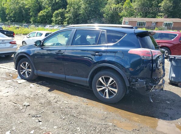 JTMRFREV3JJ256157 2018 TOYOTA RAV4 Синий Задняя левая четверть