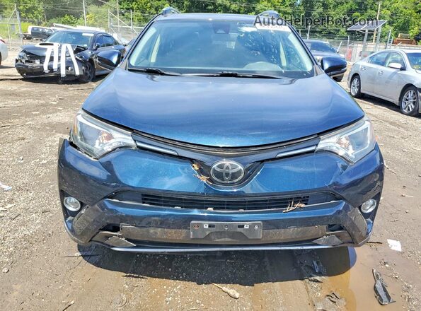 JTMRFREV3JJ256157 2018 TOYOTA RAV4 Синий Вид спереди