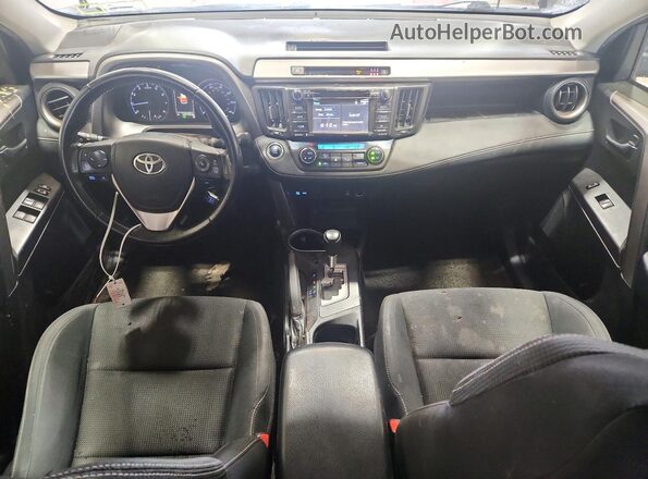 JTMRFREV3JJ741107 2018 TOYOTA RAV4 Charcoal Вид панелі приладів