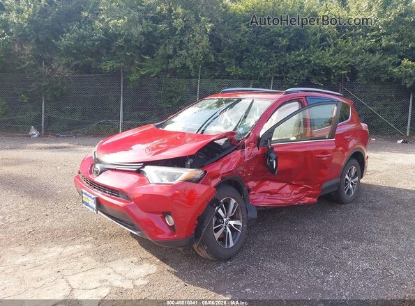 JTMRFREV4HJ117343 2017 TOYOTA RAV4 Red Առջևի ձախ երեք քառորդ տեսարան