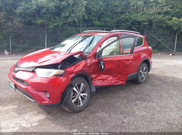 JTMRFREV4HJ117343 2017 TOYOTA RAV4 Red Դիմացի տեսք