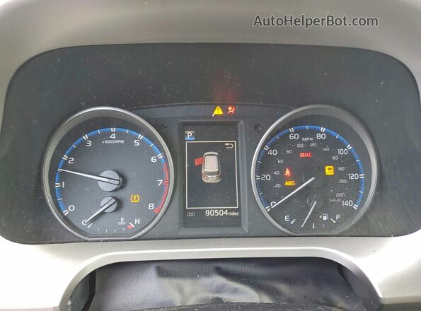JTMRFREV4HJ136717 2017 TOYOTA RAV4 Gray Սարքավորումների վահանակի տեսք