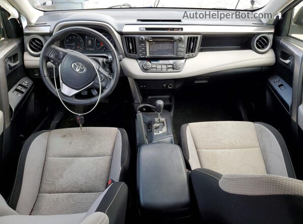 JTMRFREV4HJ136717 2017 TOYOTA RAV4 Gray Առջևի վահանակի տեսք
