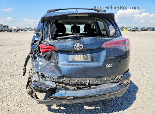 JTMRFREV4HJ711334 2017 TOYOTA RAV4 Blue უკანა ხედი