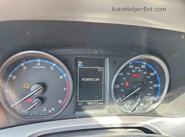 JTMRFREV4HJ711334 2017 TOYOTA RAV4 Blue ხელსაწყოთა პანელის ხედი