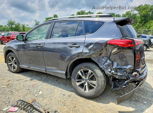 JTMRFREV4HJ716842 2017 TOYOTA RAV4 Серый Задняя левая четверть