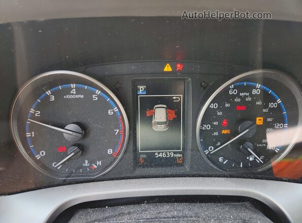 JTMRFREV4JJ720234 2018 TOYOTA RAV4 Gray Instrument cluster view