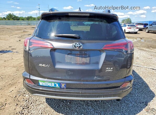 JTMRFREV5HJ153025 2017 TOYOTA RAV4 Gray უკანა ხედი