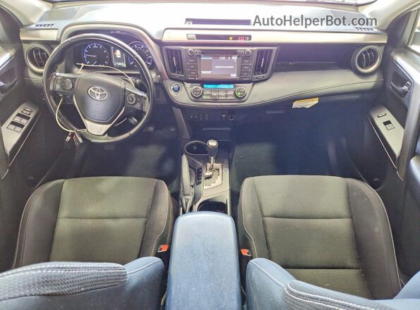 JTMRFREV5JD236619 2018 TOYOTA RAV4 White Widok deski rozdzielczej