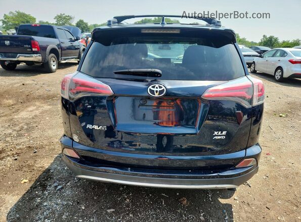 JTMRFREV5JJ737642 2018 TOYOTA RAV4 Blue უკანა ხედი