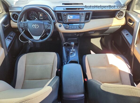 JTMRFREV6JD251677 2018 TOYOTA RAV4 Белый Вид панели приборов