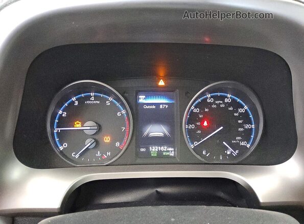 JTMRFREV6JJ221726 2018 TOYOTA RAV4 Silver Vista del cuadro de instrumentos