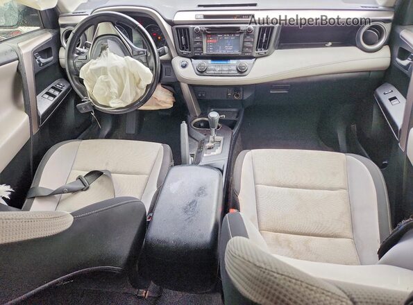 JTMRFREV6JJ233942 2018 TOYOTA RAV4 Blue Вид панелі приладів