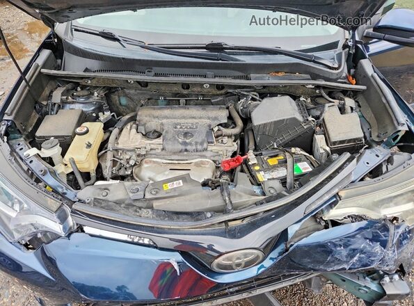 JTMRFREV6JJ233942 2018 TOYOTA RAV4 Blue Вид підкапотного простору