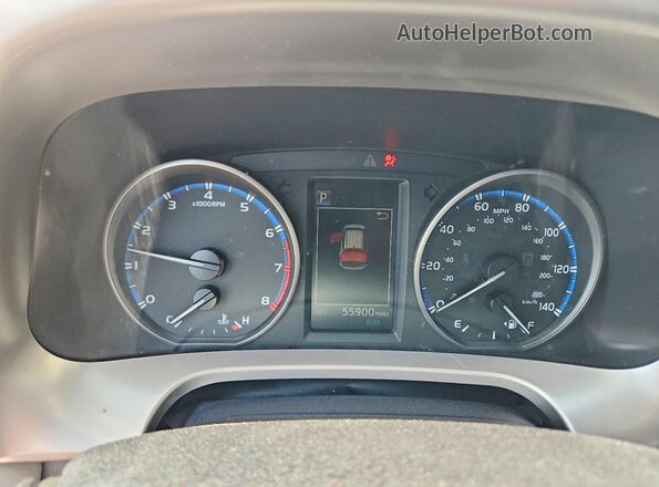 JTMRFREV7JD228151 2018 TOYOTA RAV4 Серый Вид щитка приборов