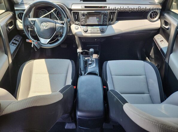 JTMRFREV7JD228151 2018 TOYOTA RAV4 Серый Вид панели приборов