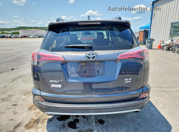 JTMRFREV7JD228151 2018 TOYOTA RAV4 Серый Вид сзади