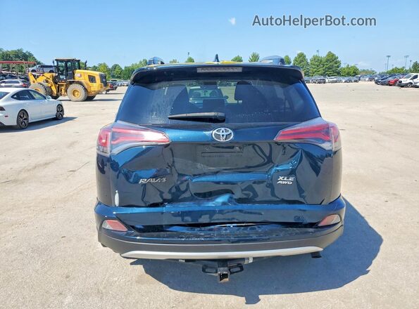 JTMRFREV7JJ243797 2018 TOYOTA RAV4 Синий Вид сзади