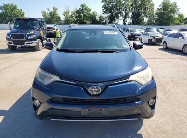 JTMRFREV7JJ243797 2018 TOYOTA RAV4 Синий Вид спереди