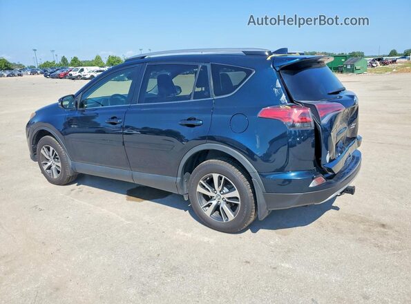JTMRFREV7JJ243797 2018 TOYOTA RAV4 Синий Задняя левая четверть