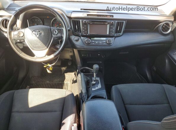 JTMRFREV7JJ243797 2018 TOYOTA RAV4 Синий Вид панели приборов
