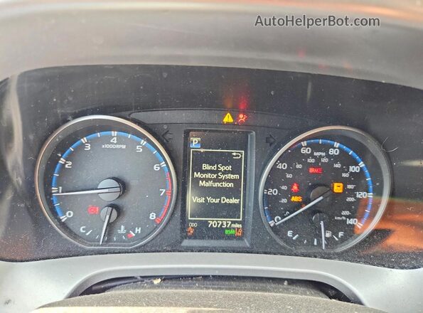 JTMRFREV7JJ745368 2018 TOYOTA RAV4 Teal Instrument cluster view