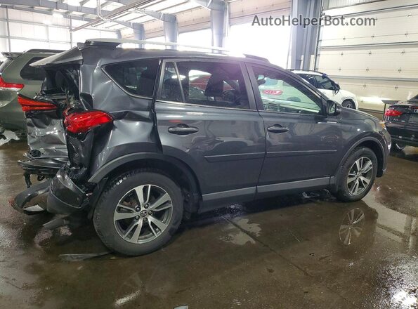 JTMRFREV8GD186677 2016 TOYOTA RAV4 Gray Trasero derecho