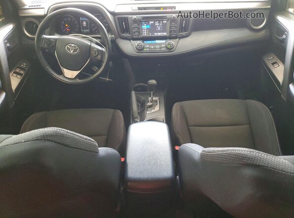 JTMRFREV8HD209327 2017 TOYOTA RAV4 Угольный Вид панели приборов