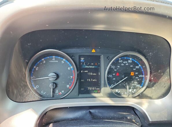 JTMRFREV8JD234802 2018 TOYOTA RAV4 Gray Instrument cluster view