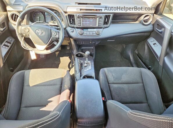 JTMRFREV8JD234802 2018 TOYOTA RAV4 Gray Dashboard view
